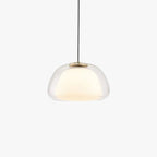 Valentina Modern LED Pendant Light Glass Metal Living Room