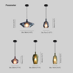 Valentina Modern Glass Pendant Light Living Room