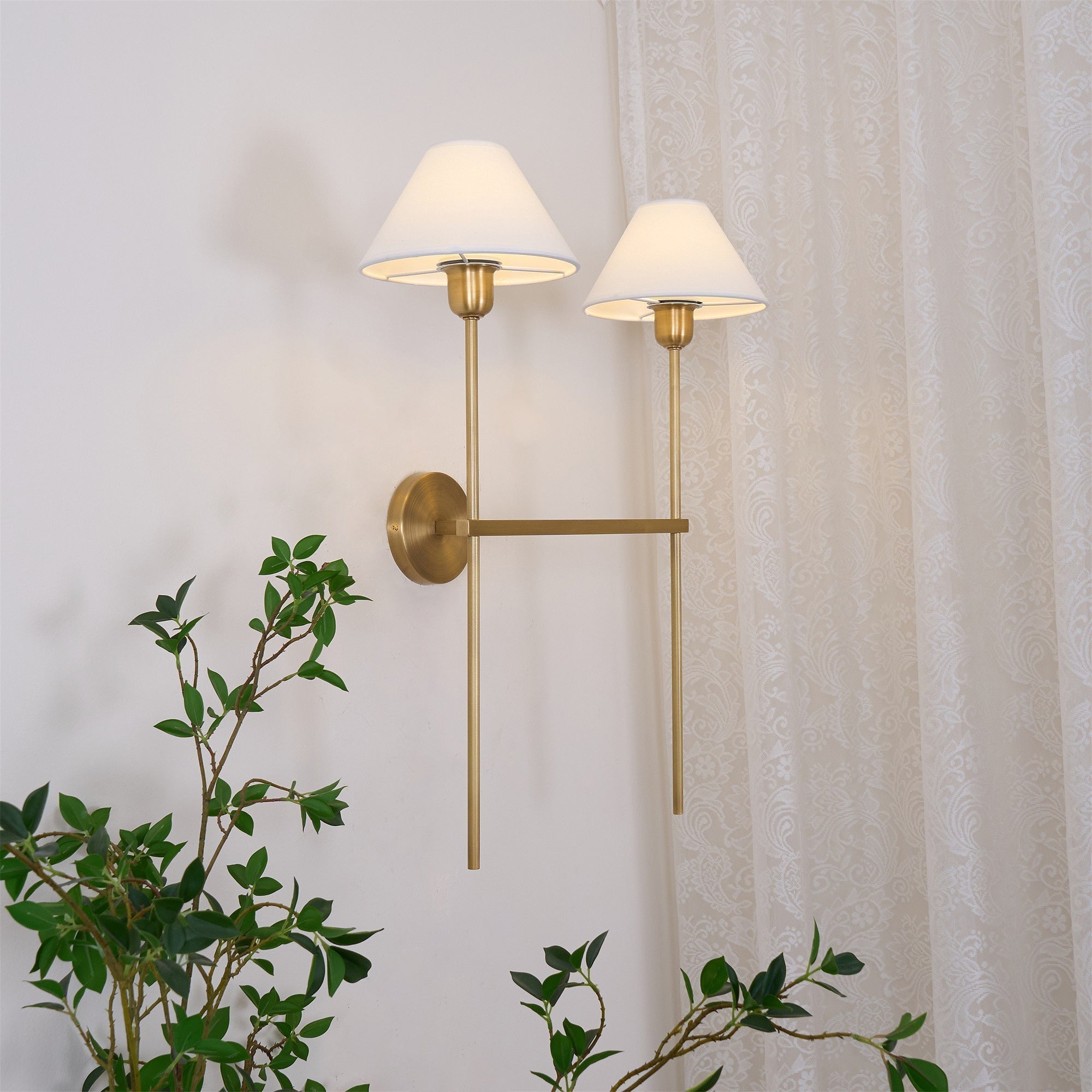 Genevieve Wall Lamp Fabric