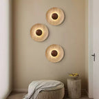 Ritta Sun  Travertine Wall Lamp