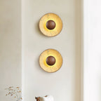 Ritta Sun  Travertine Wall Lamp