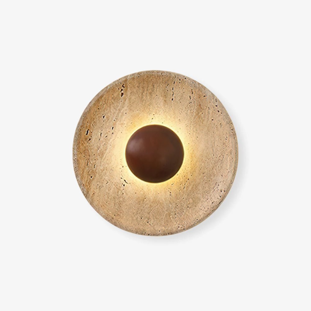 Ritta Sun  Travertine Wall Lamp