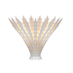 Wall Light Handmade Leaf Motif Metal Body Elegant Sconce