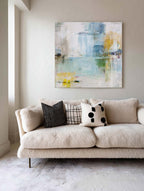 Serene Abstract Landscape Oil Painting