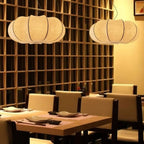 Kiyo Pumpkin Pendant Light Silk