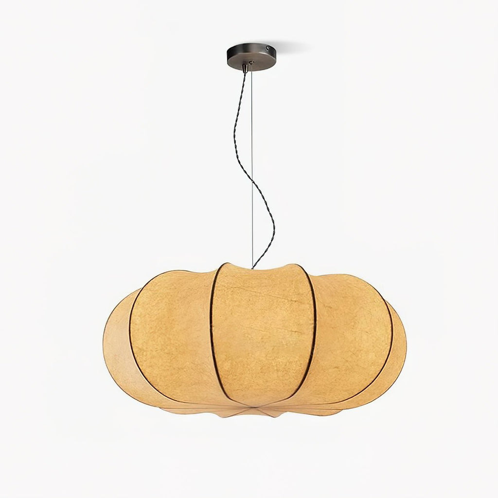 Kiyo Pumpkin Pendant Light Silk