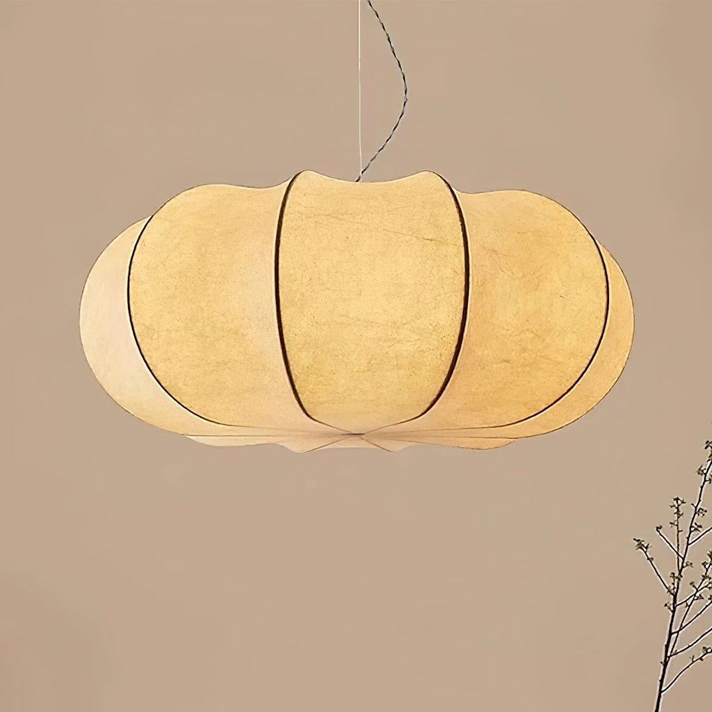 Kiyo Pumpkin Pendant Light Silk