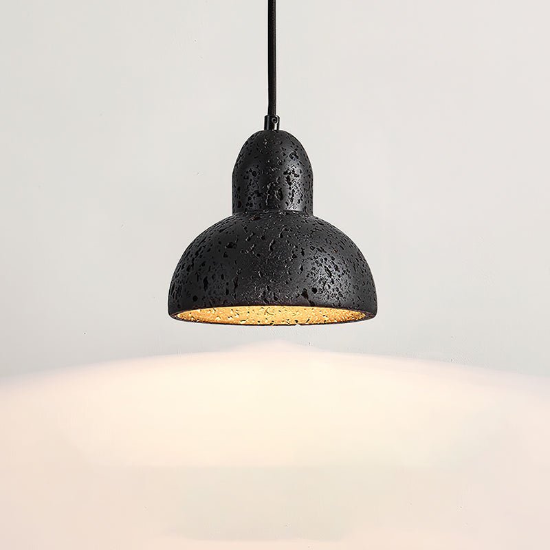 Ritta Travertine Dome Pendant Light