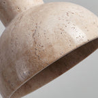 Ritta Travertine Dome Pendant Light