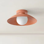 Arisha Modern Flush Mount Ceiling Light Black Red Pink Yellow Bedroom