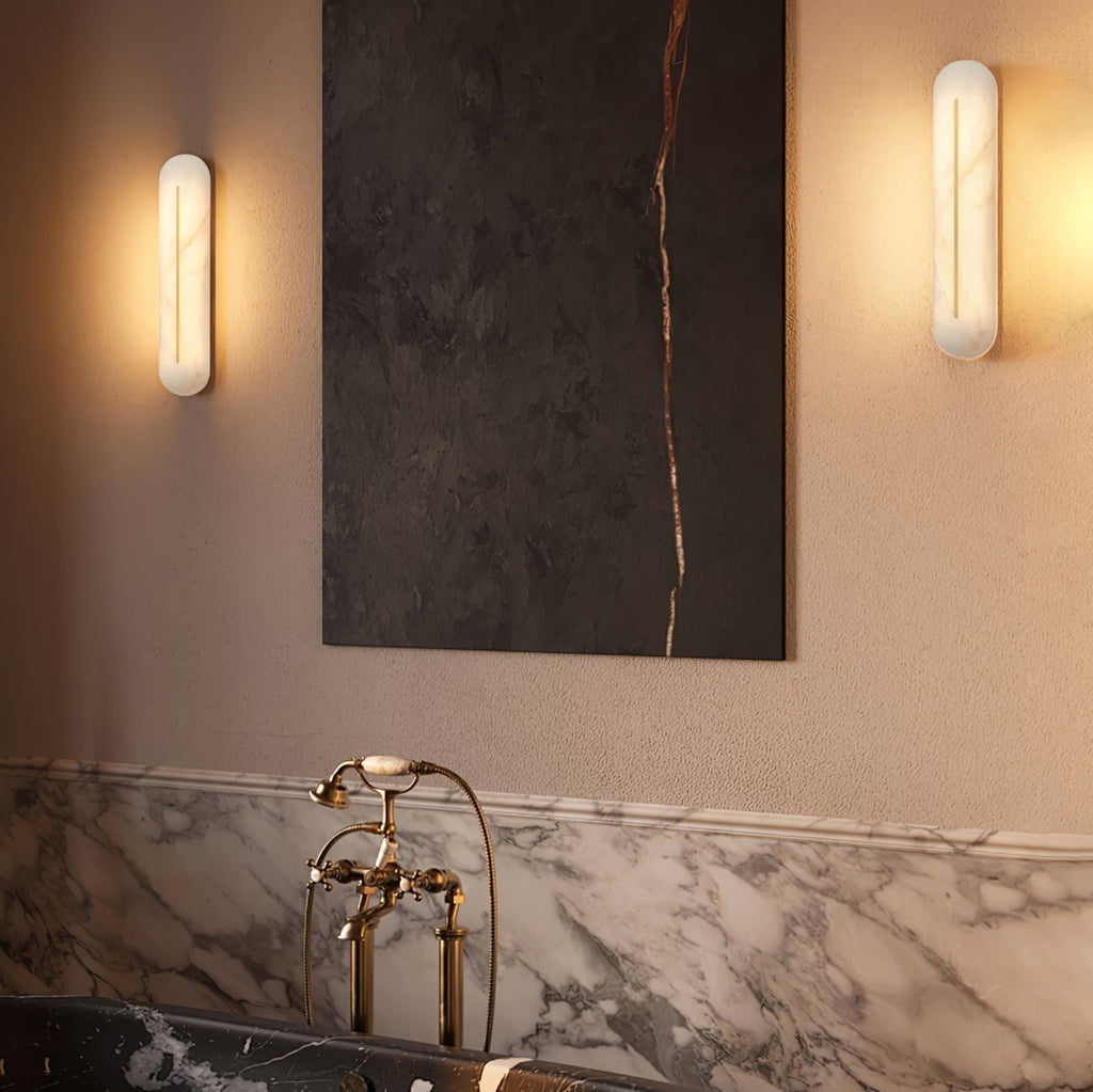 Armaryra Oblong Alabaster Wall Light
