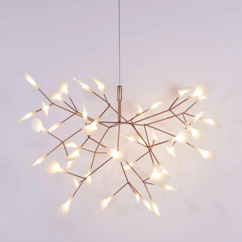 Lior Unique Sputnik Art Deco Firefly Chandelier. Living Room/ Bedroom