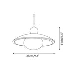 Travaro Travertine Pendant Light with Wooden Accent