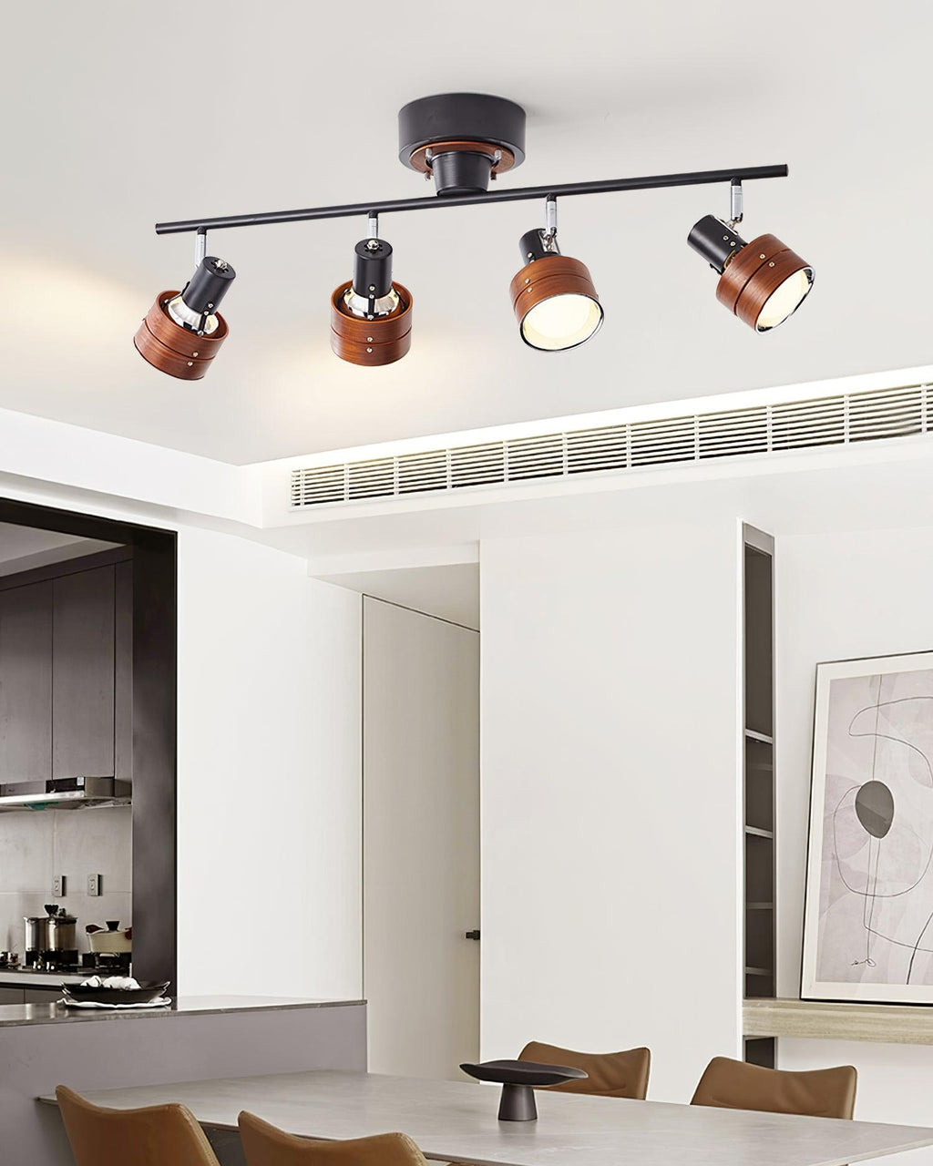 Daven Adjustable 4-Light Track Spotlight