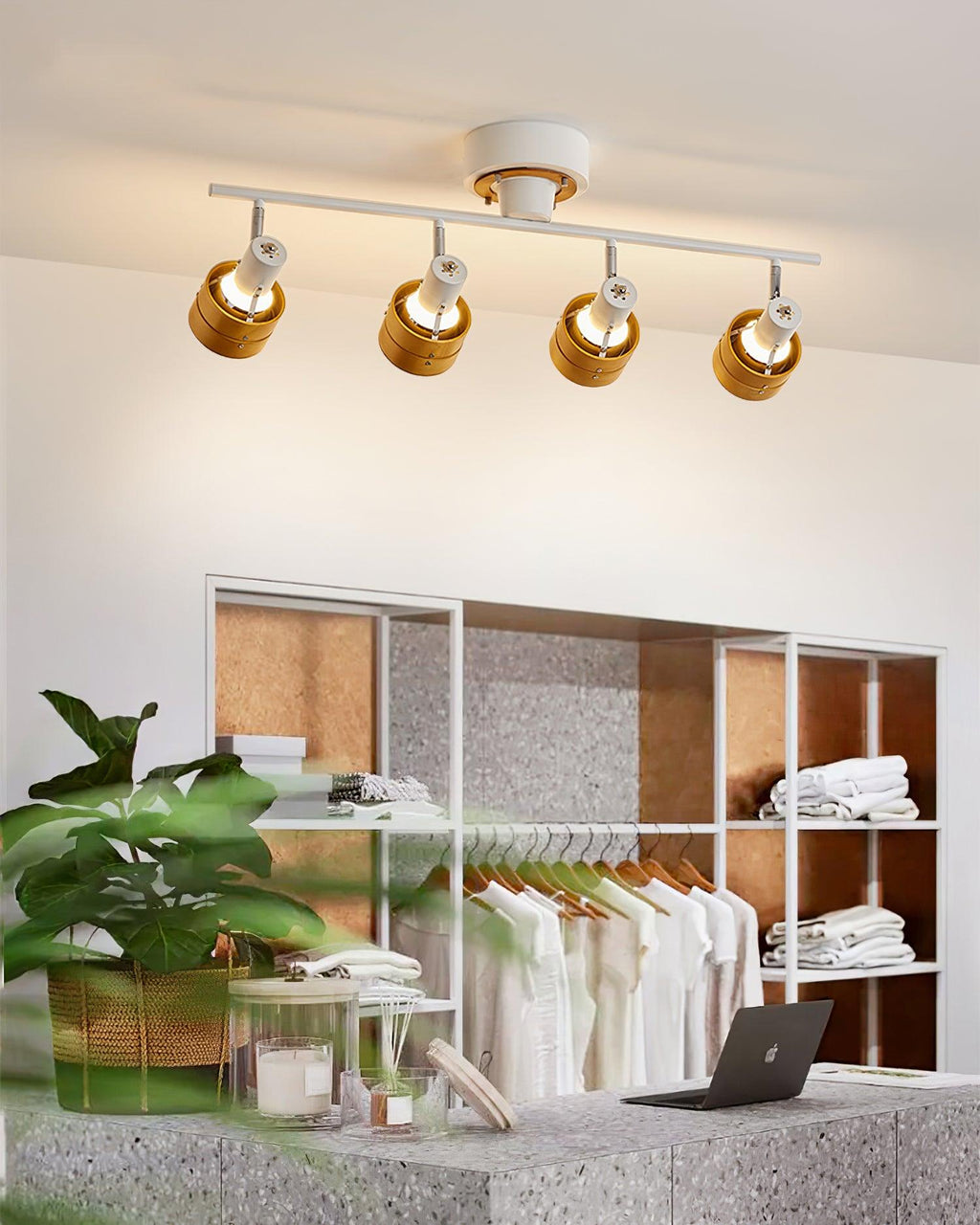 Daven Adjustable 4-Light Track Spotlight