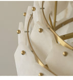 Evenaris Honeycomb Alabaster Chandelier