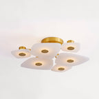 Ilsilyra Petal Shaped Glass Ceiling Light