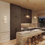 Vavenarae Asymmetric Alabaster Wall Light