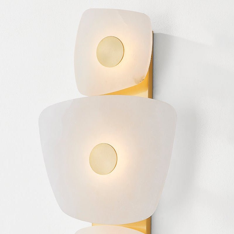 Vavenarae Asymmetric Alabaster Wall Light