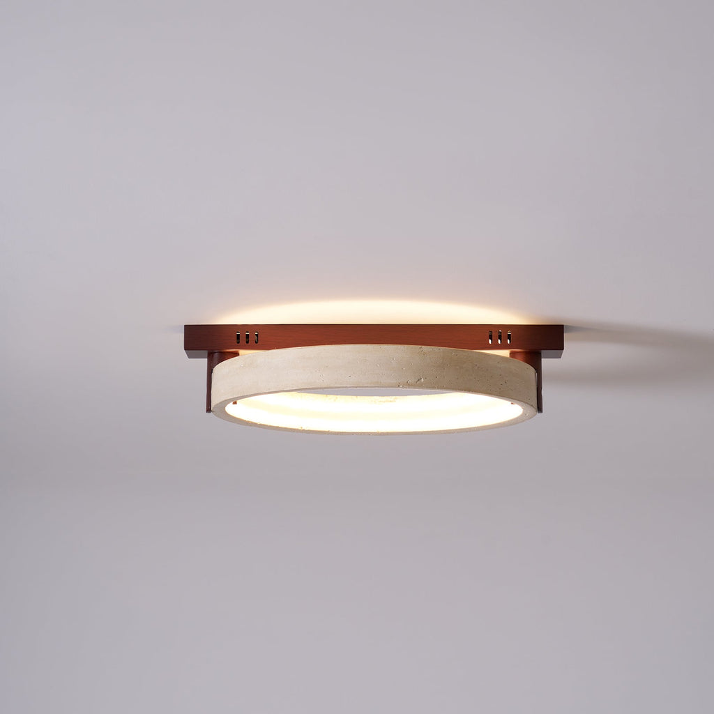 Ivlaeyra Ringed Travertine Wall Light