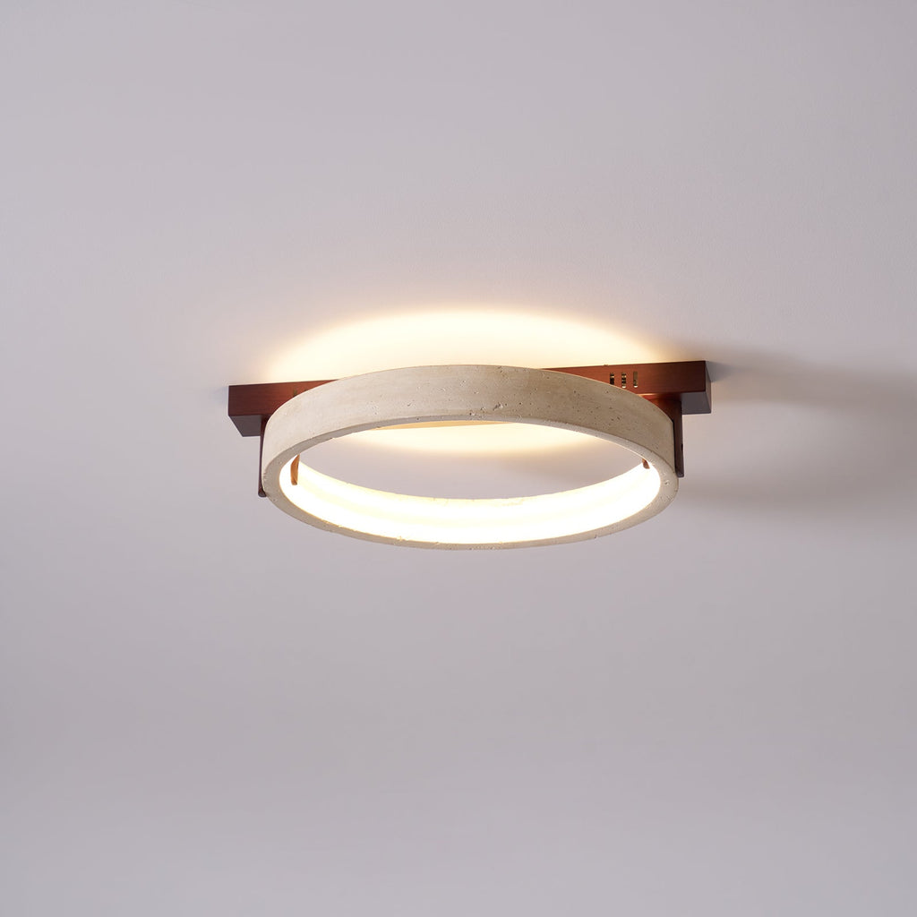 Ivlaeyra Ringed Travertine Wall Light