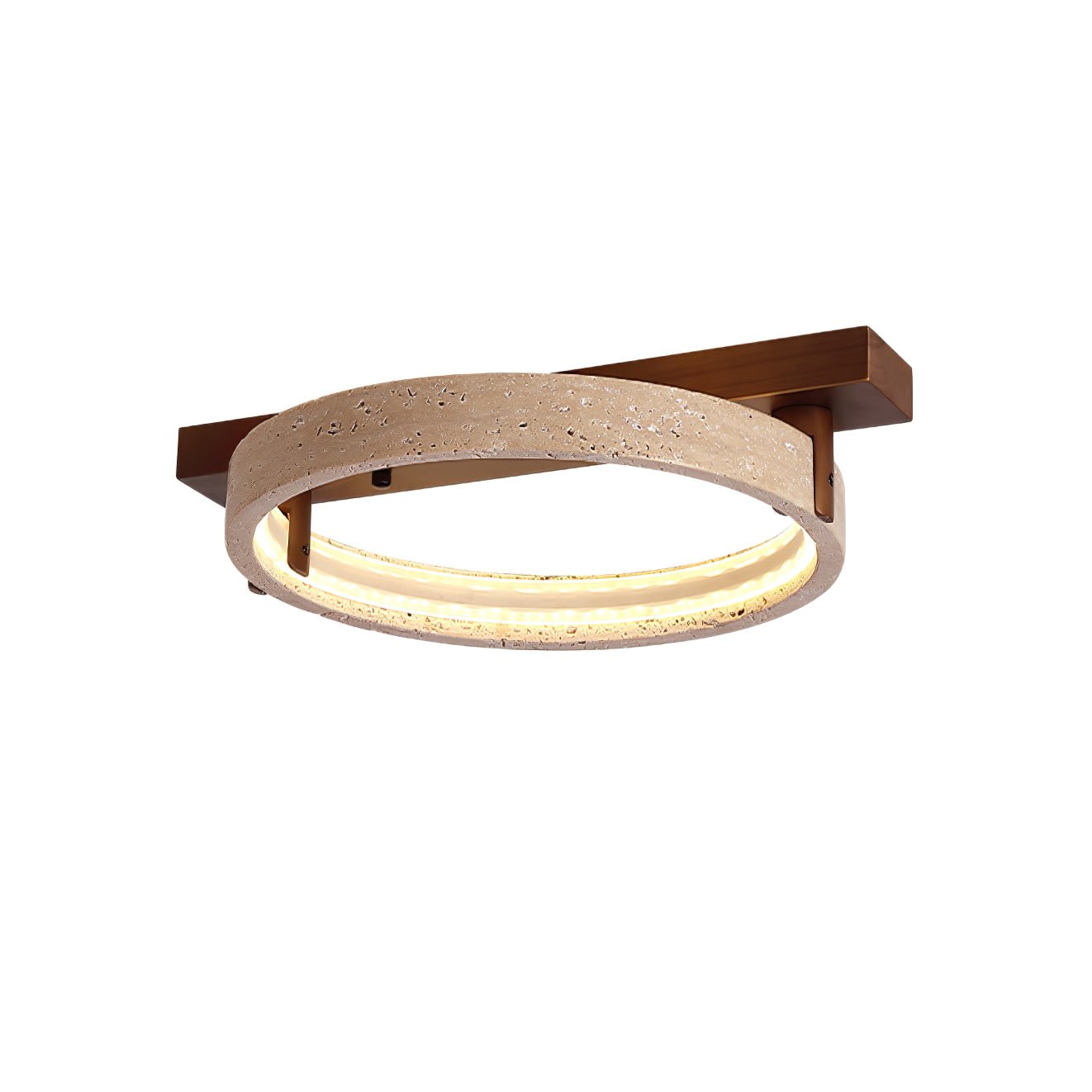 Ivlaeyra Ringed Travertine Wall Light