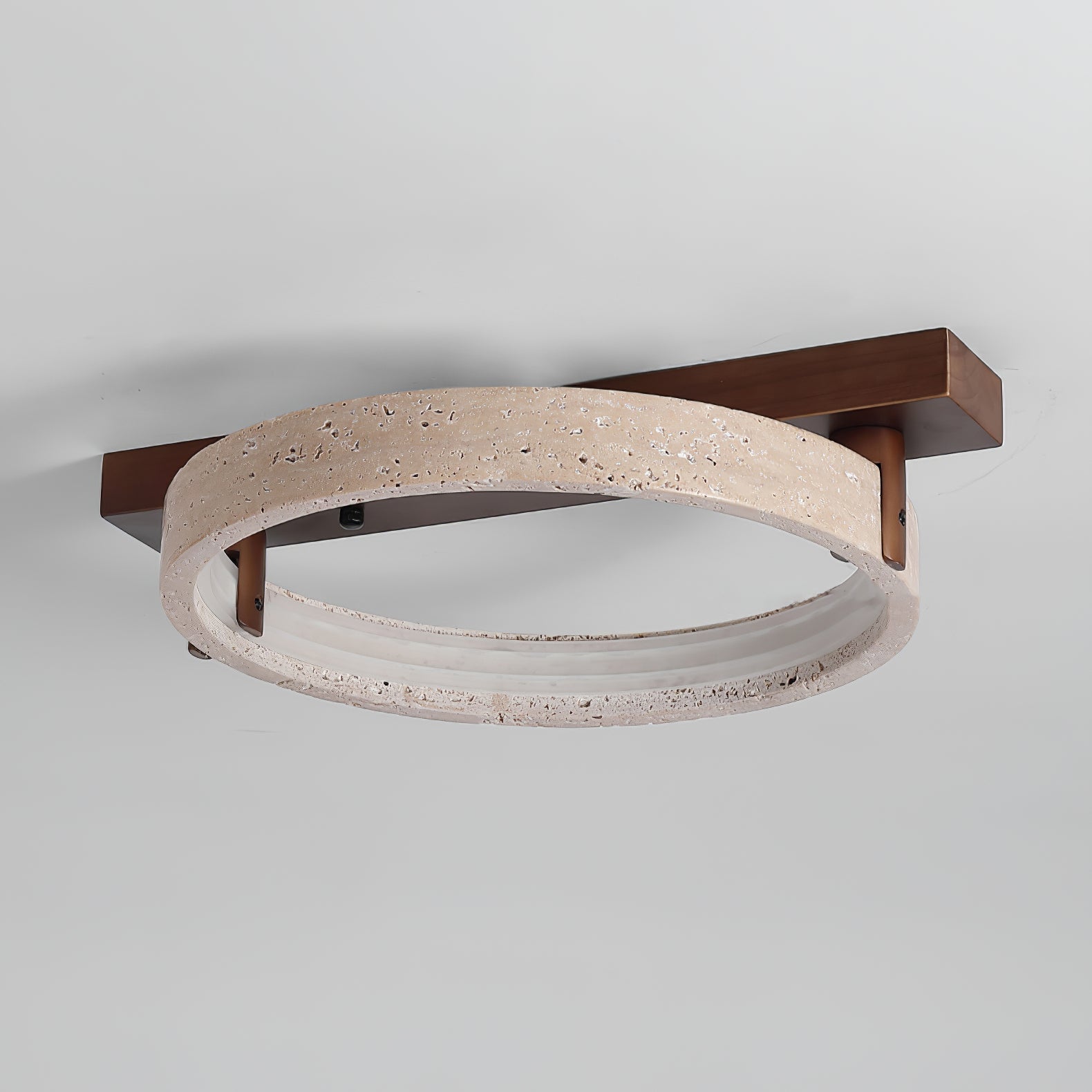 Ivlaeyra Ringed Travertine Wall Light