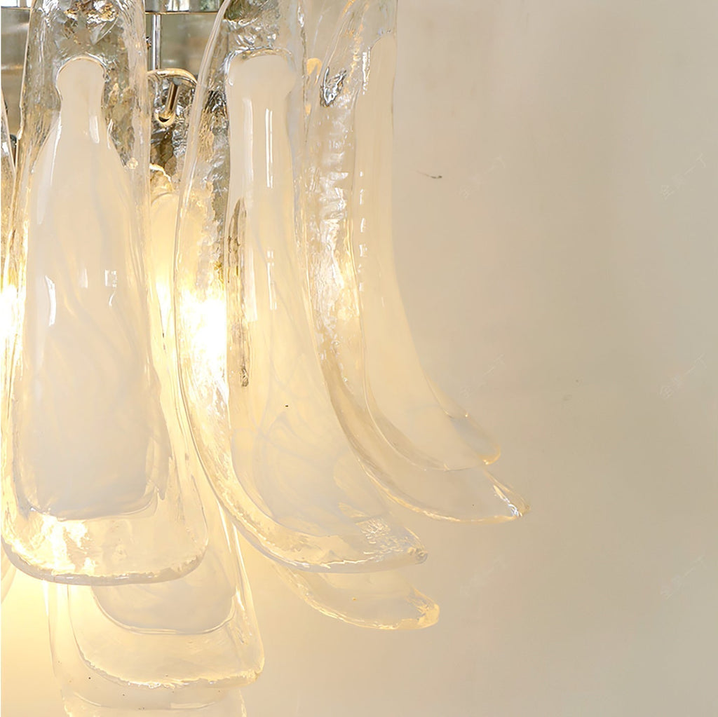 Aurora Wall Lamp Petal Glass Horseshoe Shaped Minimalist