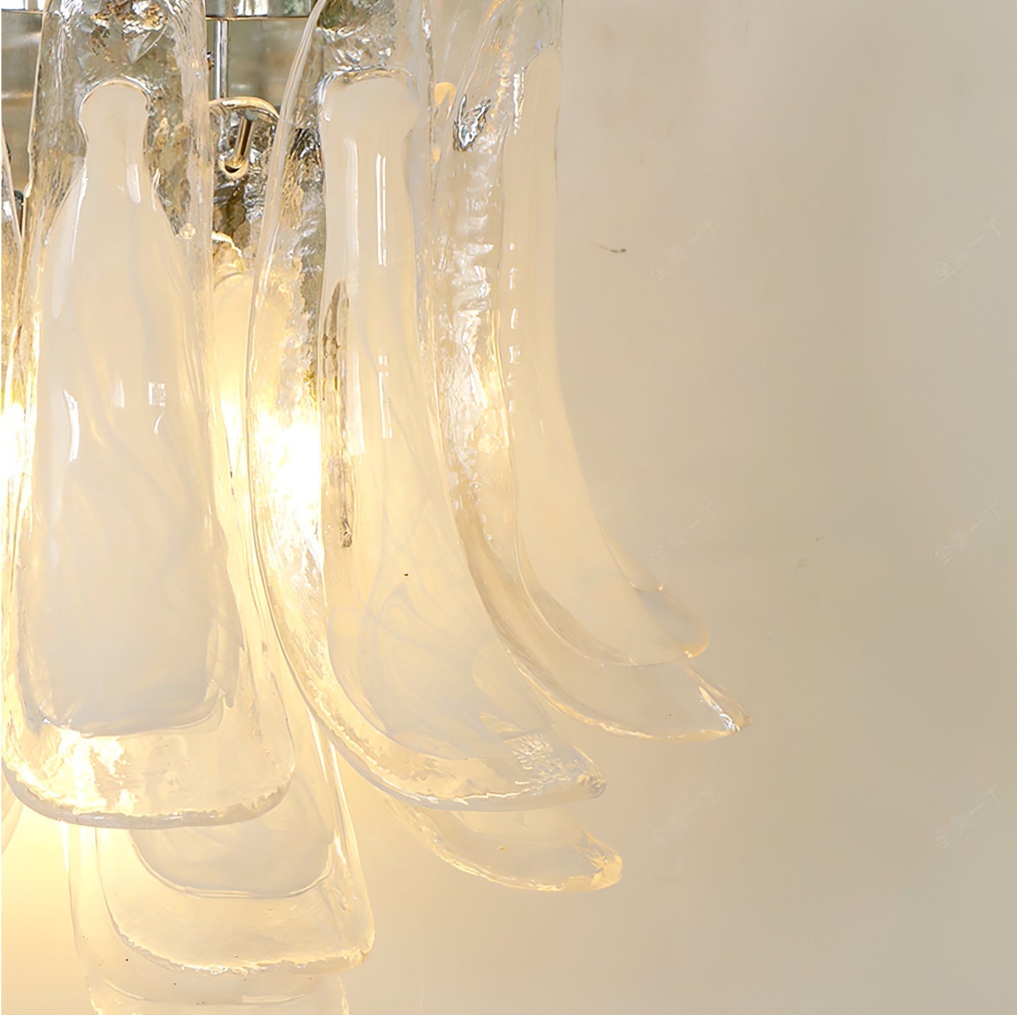 Aurora Wall Lamp Petal Glass Horseshoe Shaped Minimalist
