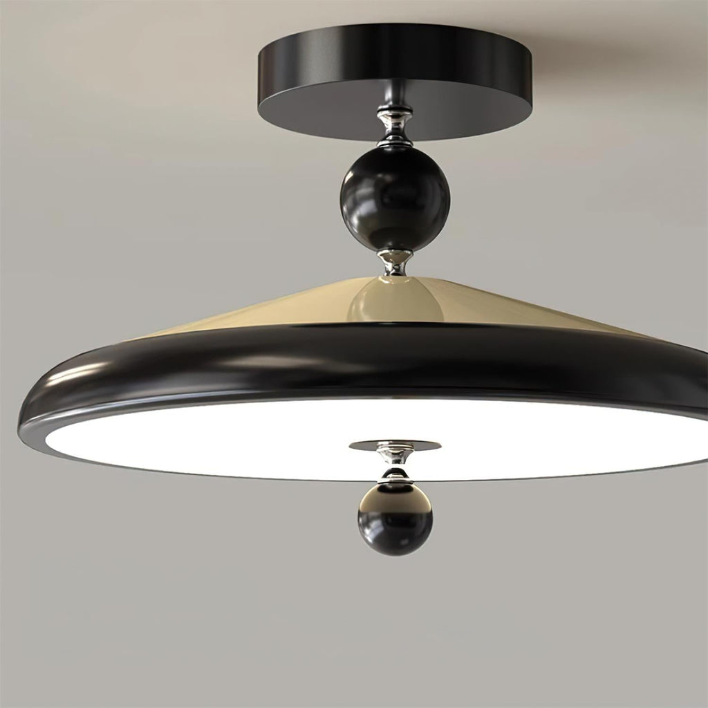 Belano Wooden Frame Round Ceiling Light