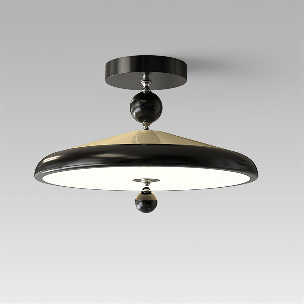 Belano Wooden Frame Round Ceiling Light