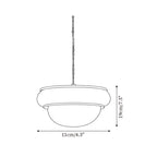 Quillon Wood Ring Pendant Lamp