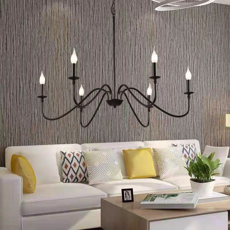 Orix Retro Vintage Candle Metal Chandelier