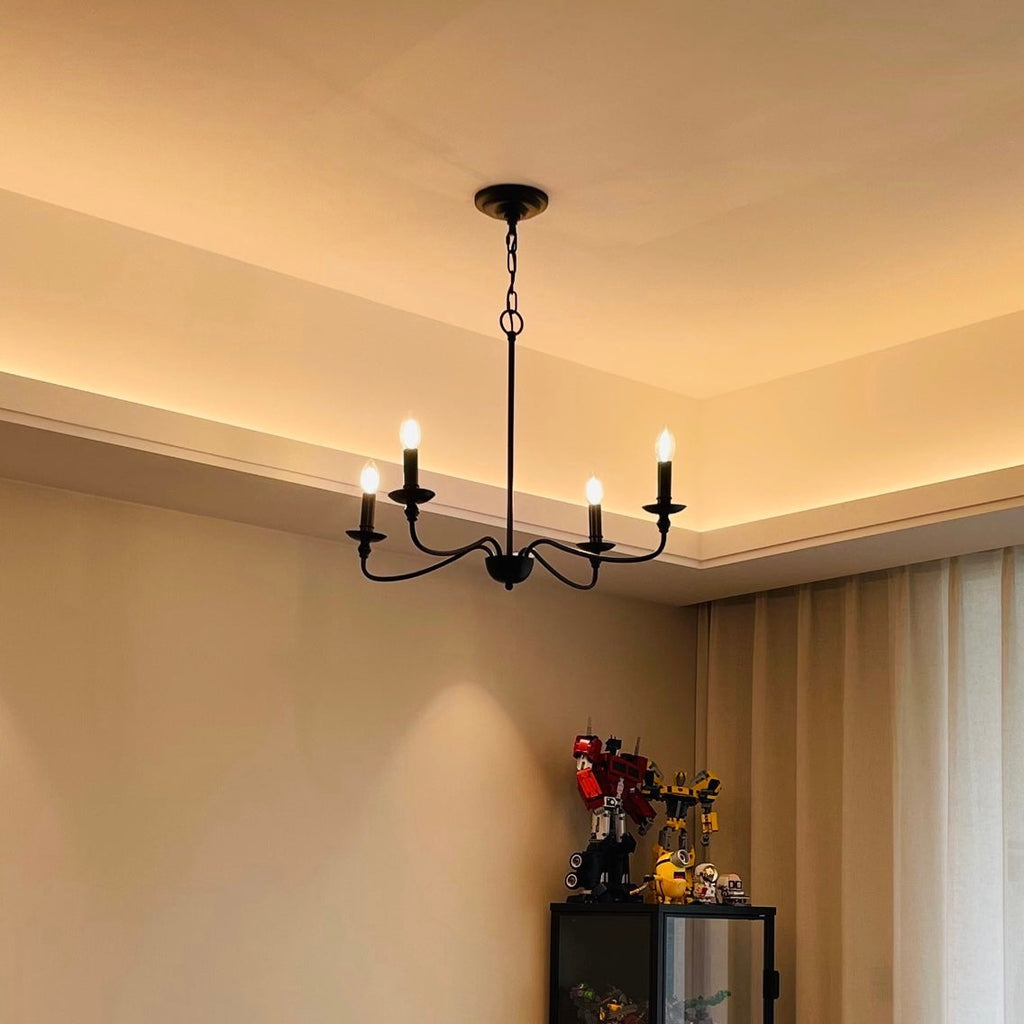 Orix Retro Vintage Candle Metal Chandelier