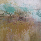Serene Coastal Abstract Oil Painting