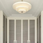Liora Minimalist Alabaster Pendant Light Chandelier