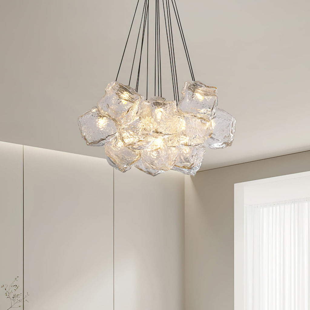 Pebine Clustered Glass Chandelier