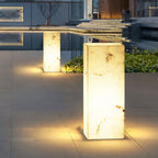 Ray Imitation Marble Cube Outdoor Light