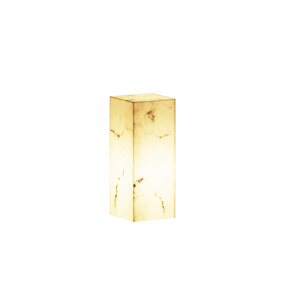 Ray Imitation Marble Cube Outdoor Light