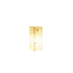 Ray Imitation Marble Cube Outdoor Light