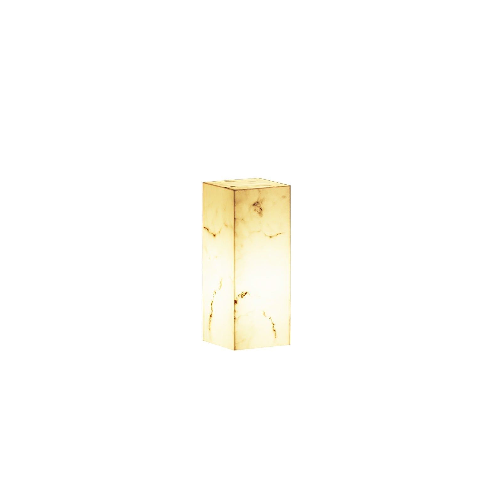 Ray Imitation Marble Cube Outdoor Light