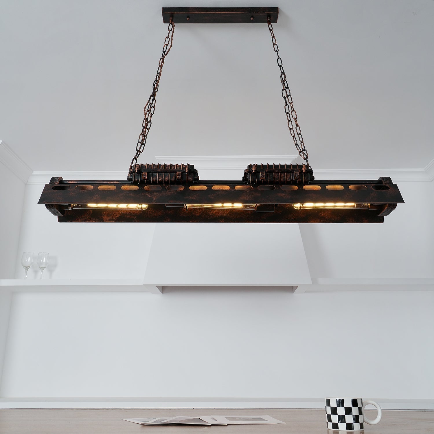 Noah Chandelier Industrial Steampunk