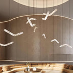Utalyra Curved Alabaster Pendant Light