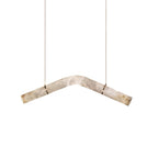 Utalyra Curved Alabaster Pendant Light