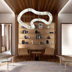 Utalyra Curved Alabaster Pendant Light