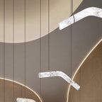 Utalyra Curved Alabaster Pendant Light