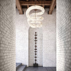 Utalyra Curved Alabaster Pendant Light