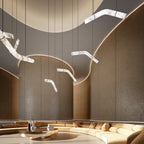 Luste Alabaster Closed-loop Pendant Light Chandelier