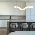 Utalyra Curved Alabaster Pendant Light