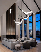 Utalyra Curved Alabaster Pendant Light